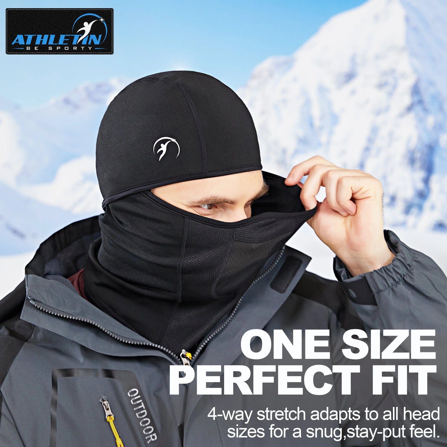 Balaclava Ski Mask – Winter Face Mask for Men & Women Cold Weather Gear athletin
