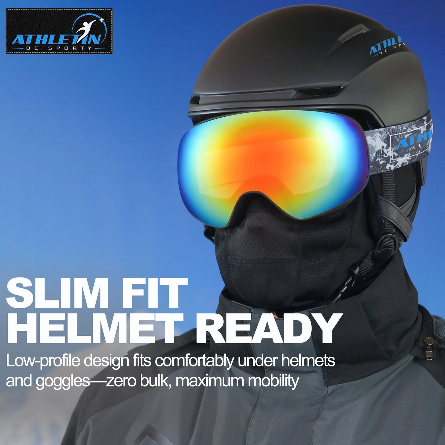 Balaclava Ski Mask – Winter Face Mask for Men & Women Cold Weather Gear athletin