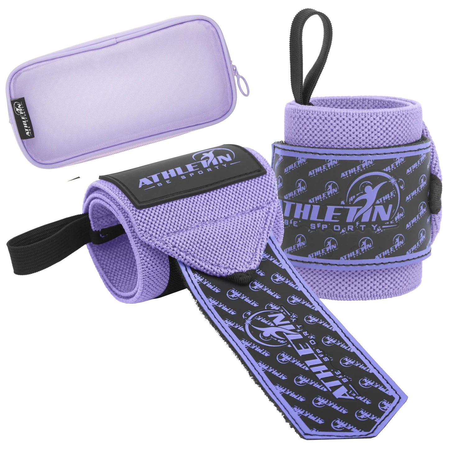 Wrist Wraps 18" Heavy-Duty Support with Thumb Loop for Lifting & Training | Athletin Be Sporty  athletin