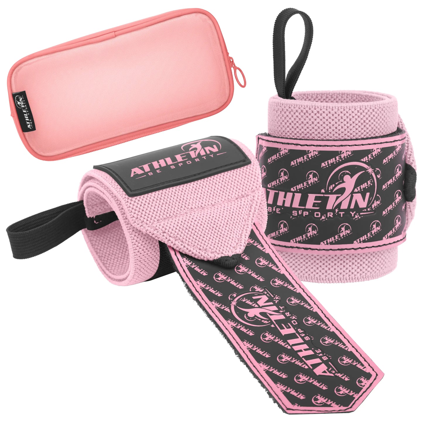 Wrist Wraps 18" Heavy-Duty Support with Thumb Loop for Lifting & Training | Athletin Be Sporty  athletin