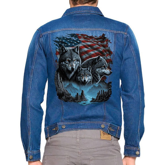 Trending Fashion in Men's and Women's Denim Goes Graphic: Top-Notch Quality and Printed Denim Jackets on Athletin - athletin
