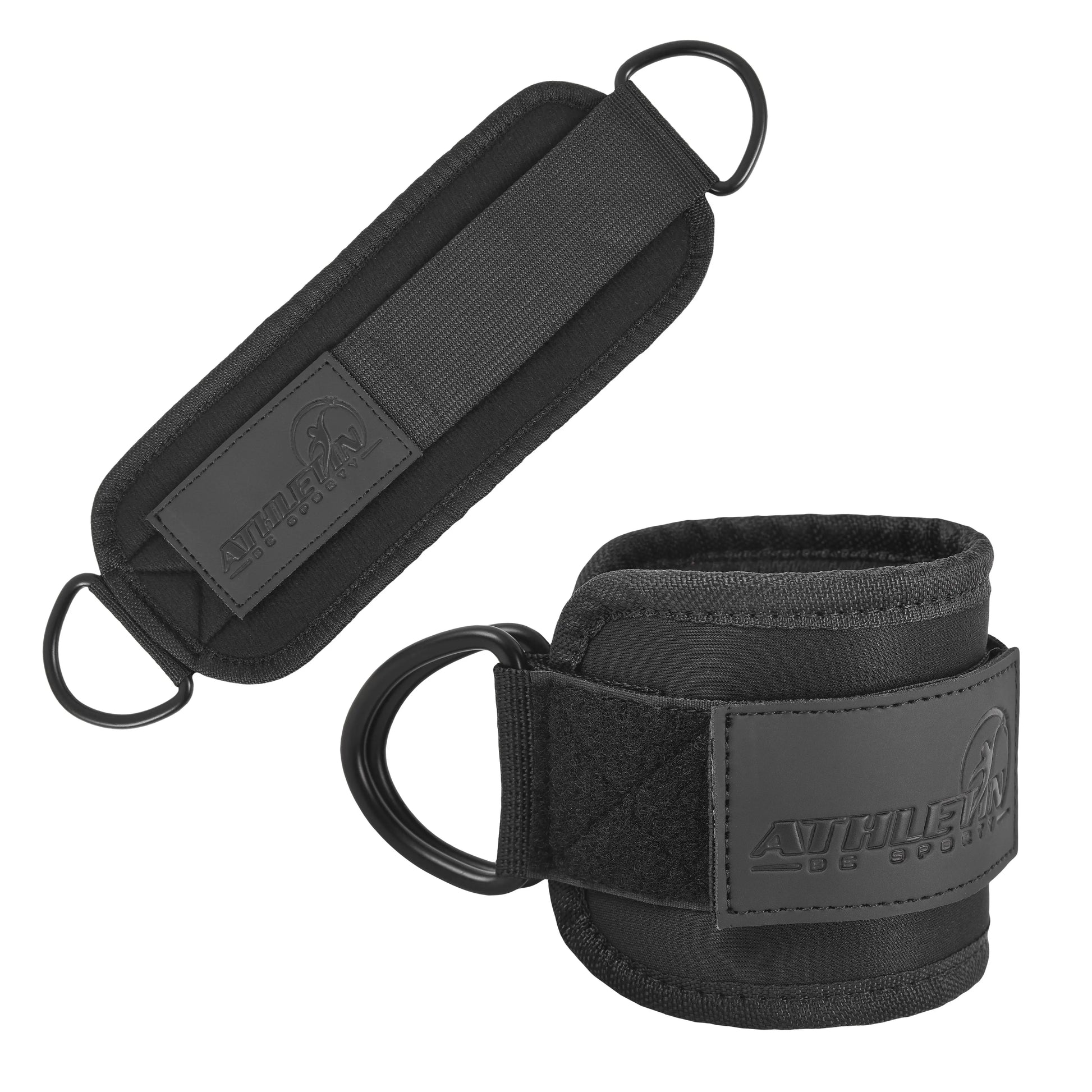 Athletin Ankle Strap – 360-Degree D-Ring Swivel for Full Range of Motion