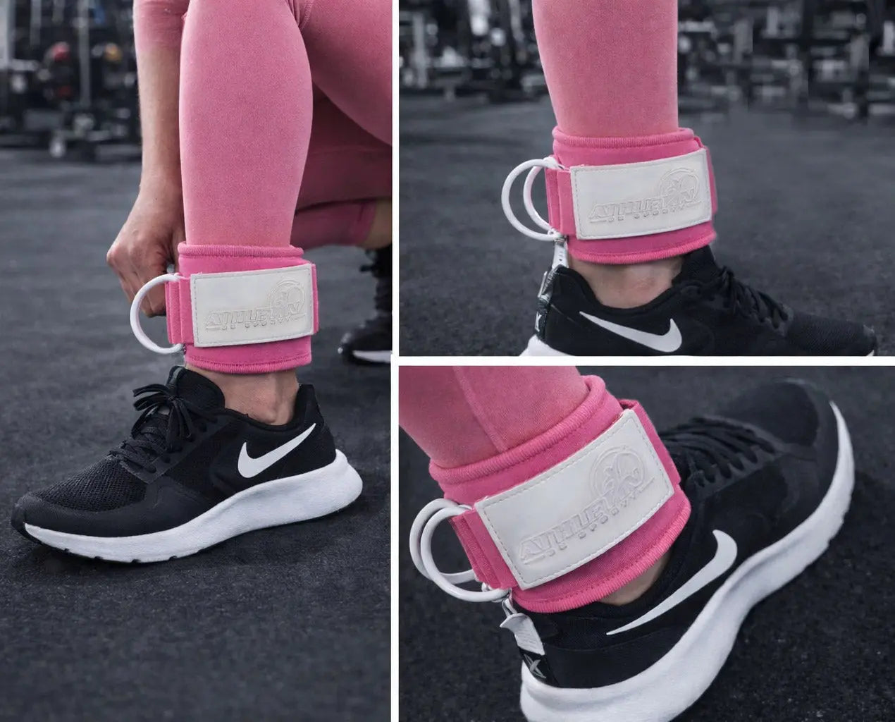 Ankle Strap for Cable Machines, Kickbacks, Glute Workouts by Athletin Be Sporty  athletin