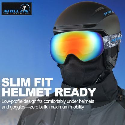 Balaclava Ski Mask Unisex – One Size Fits Most, Black Colorway | Athletin Be Sporty