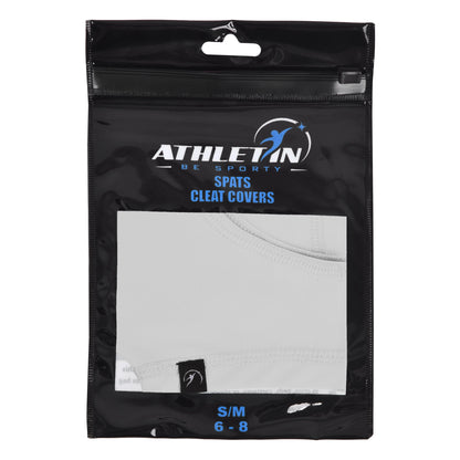 Football Shoe Spats – Bottom Sole View Showing Cleat Compatibility | Athletin Be Sporty