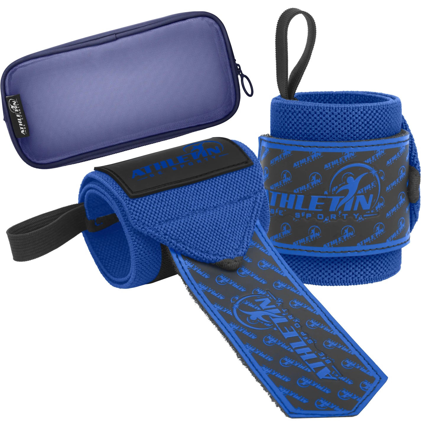 Wrist Wraps 18" Heavy-Duty Support with Thumb Loop for Lifting & Training | Athletin Be Sporty  athletin