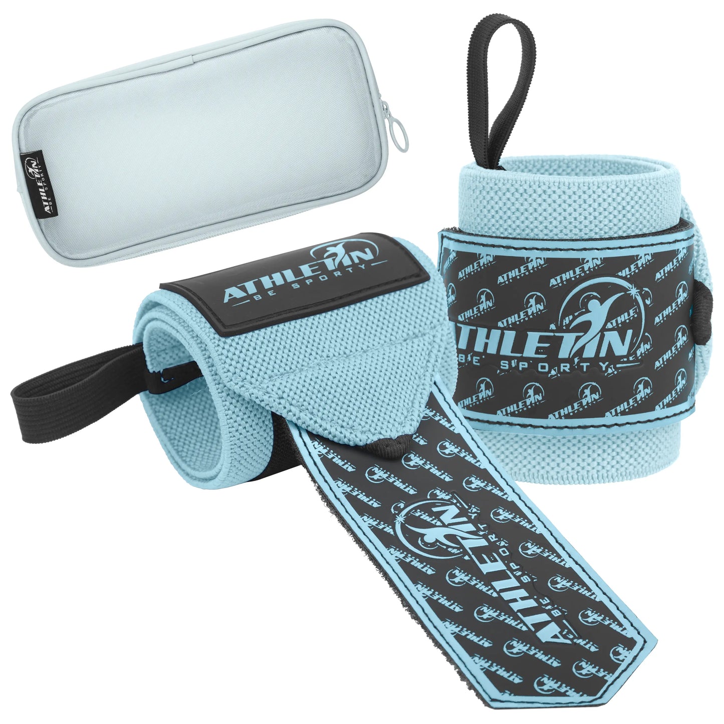 Wrist Wraps 18" Heavy-Duty Support with Thumb Loop for Lifting & Training | Athletin Be Sporty  athletin