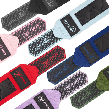 Wrist Wraps with Thumb Loop – Secure Fit for Olympic Lifting | Athletin Be Sporty