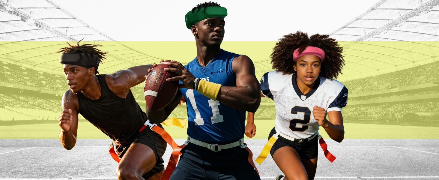 Flag Football Helmet Banner